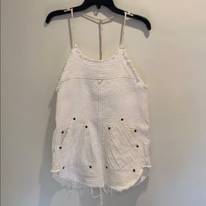 Free people mini jumper dress pinafore